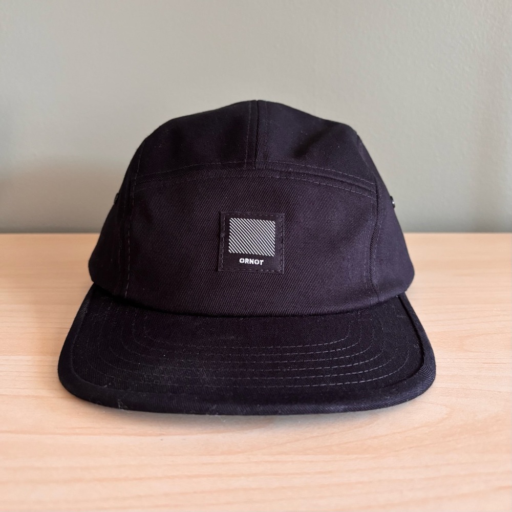 Ornot Black Five Panel Hat